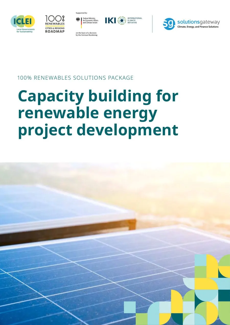 Cover of Empowering Local Governments for Renewable Energy Transitions: A Capacity-Building Guide for Sustainable Community Development by ICLEI – Local Governments for Sustainability