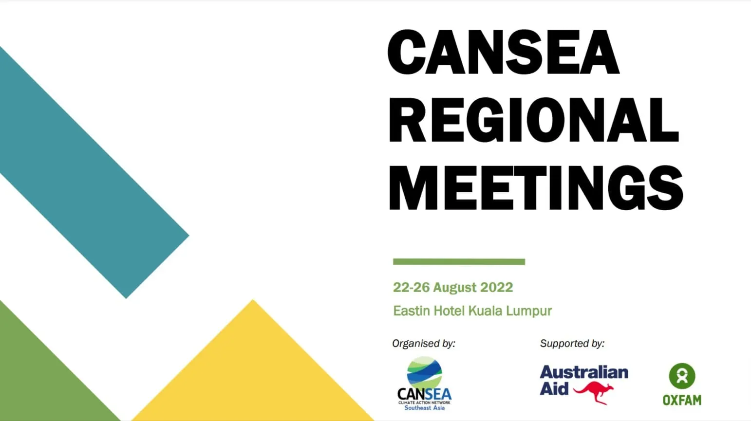 Photograph 1 from the CANSEA Regional Meetings 2022