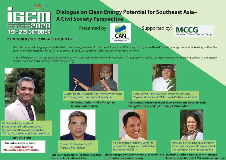 Cover of Climate Action Forum during IGEM2020