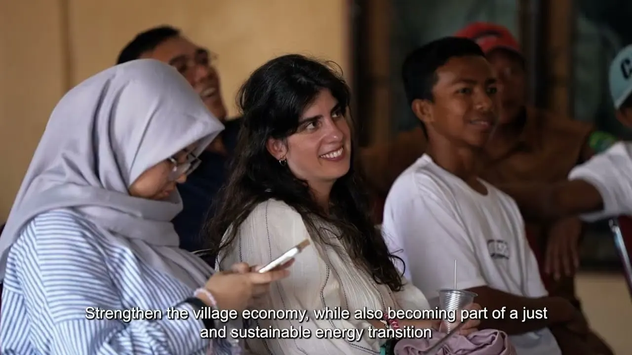 Film still showing ecotourism as economic diversification in East Kalimantan